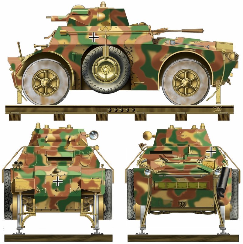 Italeri 7064 Autoblinda AB 40 Ferroviaire (1/72) – Bild 3