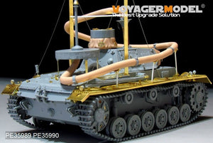 Maquette Voyager PE35989, char allemand Pz.KPfw.III (T)Ausf.F « Opération Seelowe » de la Seconde Guerre mondiale, pour DRAGON 6877/6717, échelle 1/35 – image 14
