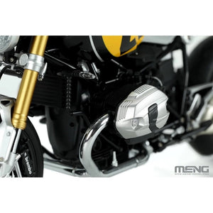 Meng Model MT-003u BMW R nineT Option 719 Black Storm Metallic Vintage Édition Pré-colorée 1/9  – image 4