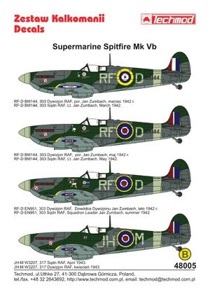 Techmod 48005 - Supermarine Spitfire Mk VB 1/48 – imagen 2