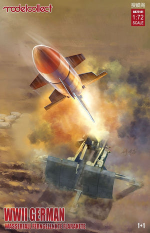 Modelcollect UA72141 Wasserfall Ferngelenkte Flakrakete allemand de la Seconde Guerre mondiale 1+1 pack 1/72