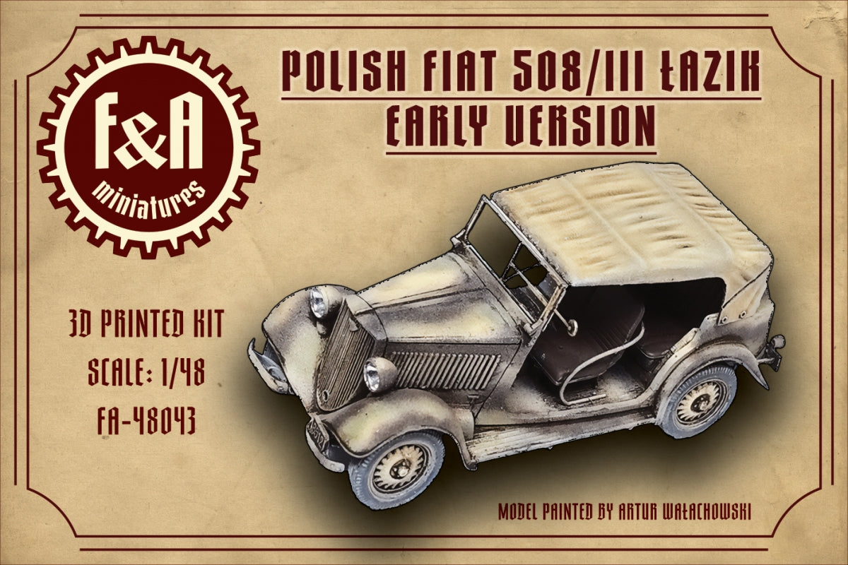 F&amp;amp;A Miniatures FA-48043 Fiat 508/III Rover première version 1/48
