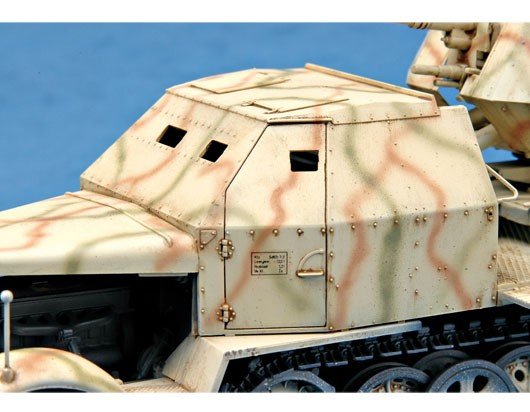 Trumpeter 01526 German Sd.Kfz.7/2 3.7cm Flak 37 auf Selbstfahrlafette Late 1/35 – zdjęcie 3