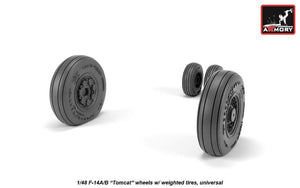 Armory Models AW48326 Roues de type ancien pour F-14A/B Tomcat avec pneus lestés 1/48 – image 3