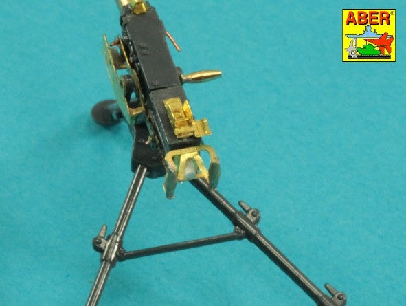 Canon Aber 35L-091 (version ancienne) pour mitrailleuse lourde Browning M2 HB calibre .50 (12,7 mm) US, échelle 1/35 – immagine 17