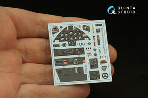 Quinta Studio QD32172 F8F-1 Bearcat 3D-Printed coloured Interior on decal paper (Trumpeter) 1/32 – zdjęcie 4
