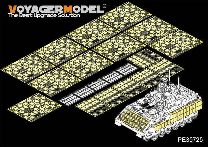 Ensemble Voyager Model PE35725 M3A3 BRADLEY ERA de l&amp;#39;armée américaine moderne (pour MENG SS-006/OROCHI IM001 IM002) 1/35