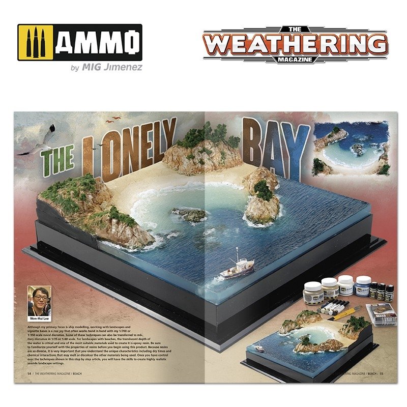 AMMO de Mig Jimenez 4530 Le magazine Weathering Numéro 31 : PLAGE (Anglais)  – image 9