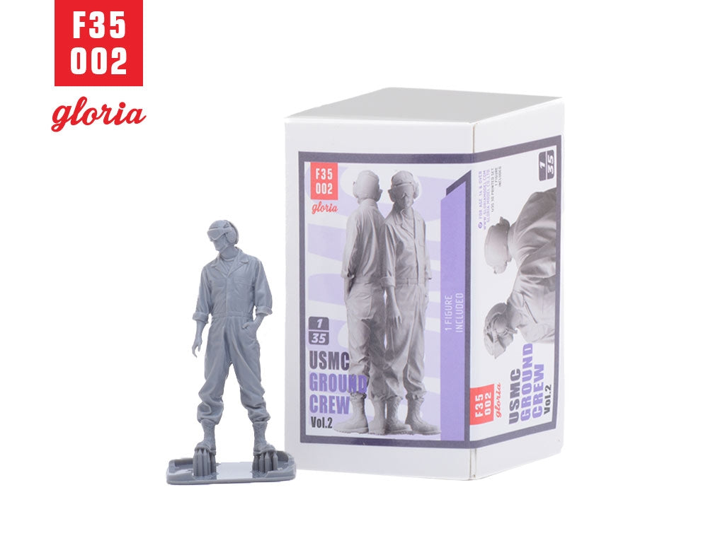Gloria F35002 USMC Ground Crew Type 2 3D Printed Figures 1/35 – zdjęcie 3