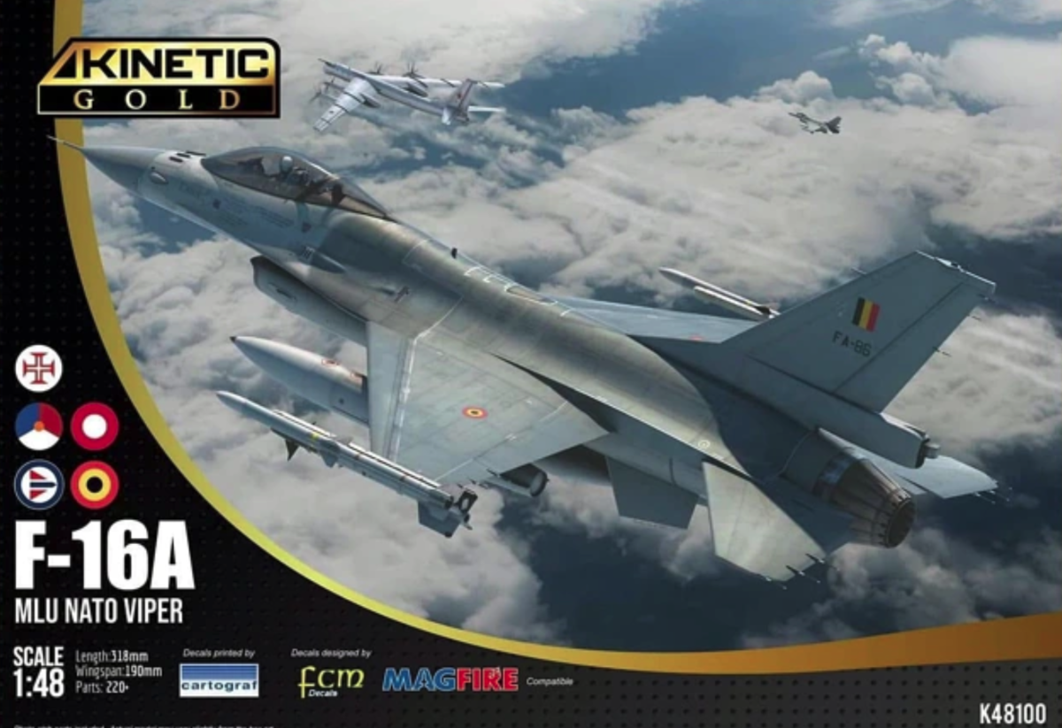 Kinetic K48100 F-16A MLU NATO Viper 1/48