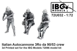 IBG 72U032 Autocanon italien 3Ro da 90/53 équipage 1/72