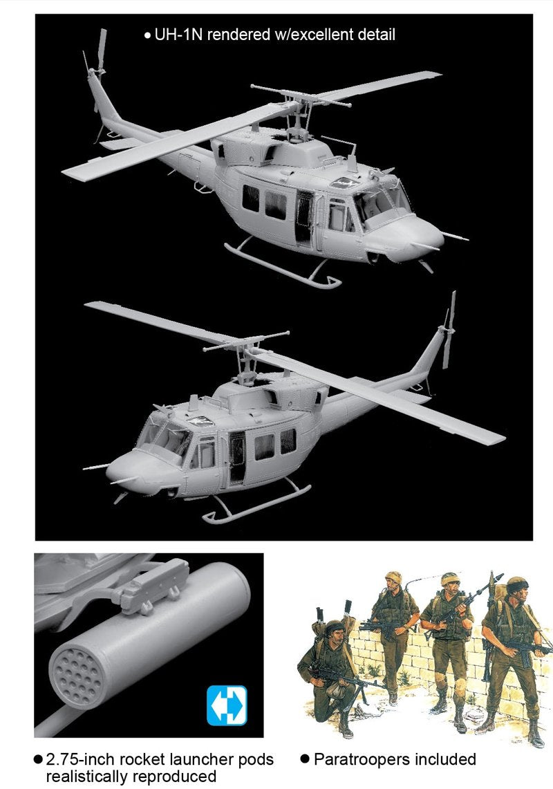 Dragon 3543 Série de véhicules blindés modernes Hélicoptère israélien Anafa avec parachutistes (1/35) – image 2