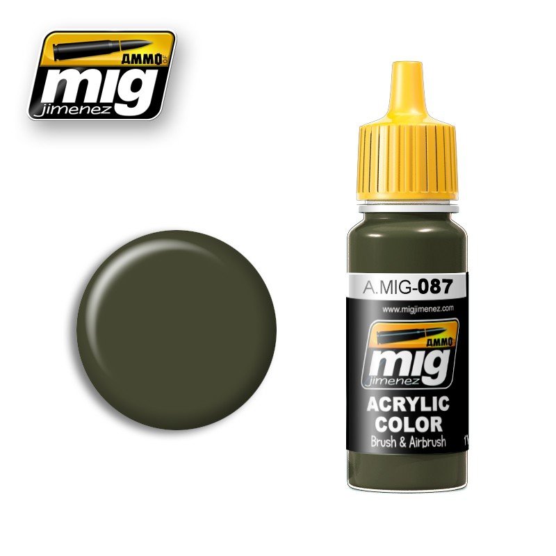 MUNITIONS de Mig Jimenez 0087 RAL 6014 GELBOLIV