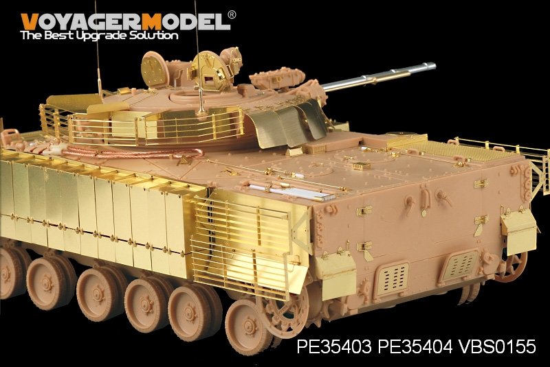 Maquette Voyager PE35403 BMP-3 MICV russe moderne avec blindage à lames pour TRUMPETER 00365 1/35 – imagen 9