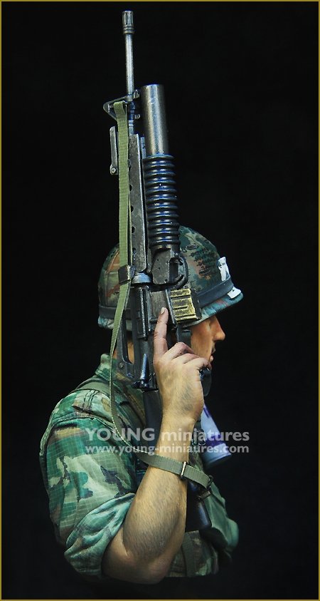 Young Miniatures YM1866 1re division de cavalerie américaine, Vietnam 1970, échelle 1/10 – image 6
