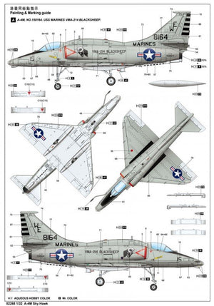 Trumpeter 02268 A-4M Skyhawk 1/32 – imagen 3