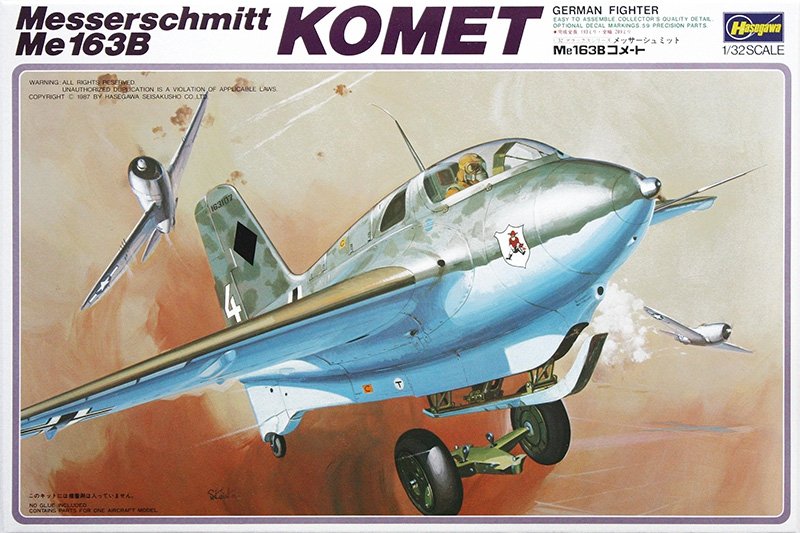 Hasegawa S4X Messerschmitt Me 163B Komet 1/32