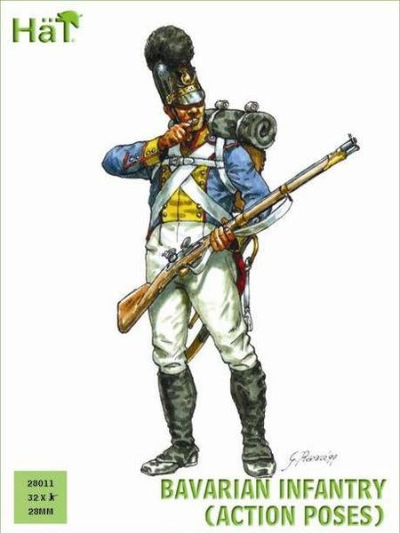 Hat 28011 Bavarian Infantry ( Action poses ) 28mm