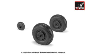 Armory Models AW32016 Iljushin IL-2 Bark, roues de type tardif avec pneus lestés, échelle 1/32 – immagine 2