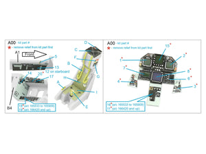 Intérieur imprimé en 3D et coloré sur papier décalcomanie Quinta Studio QD72078 F/A-18E (Academy) à l&amp;#39;échelle 1/72  – image 2