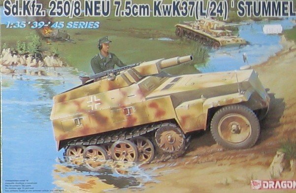 Dragon 6102 Sd.Kfz. 250/8 Neu 7.5cm KwK37(L/24) Tête (1/35)