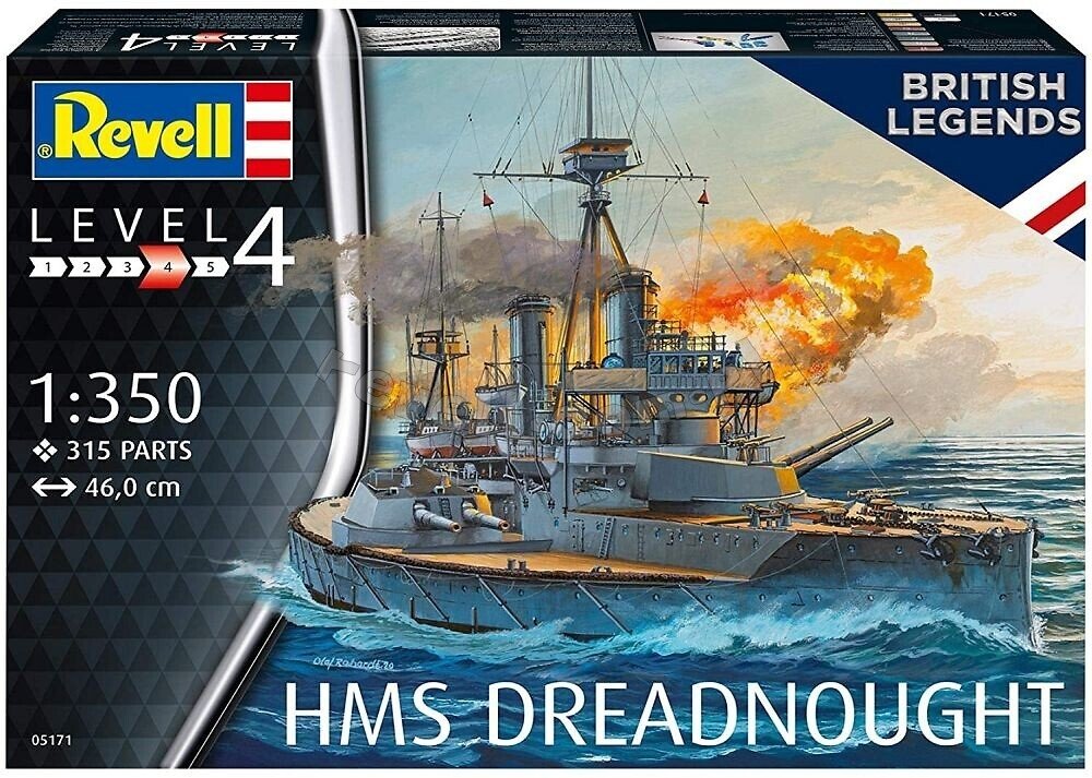 Revell 05171 HMS Dreadnought 1/350 – immagine 2
