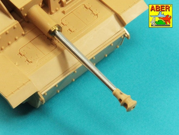Aber 35l-336 Muzzle brake base barrel for German / lufa bez hamulca do StuG.III, Ausf.G &amp; SyuG.IV tank guns 1/35