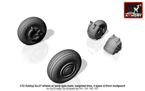Roues du Sukhoj Su-27 Flanker Armory Models AW72032b 1/72 – image 3