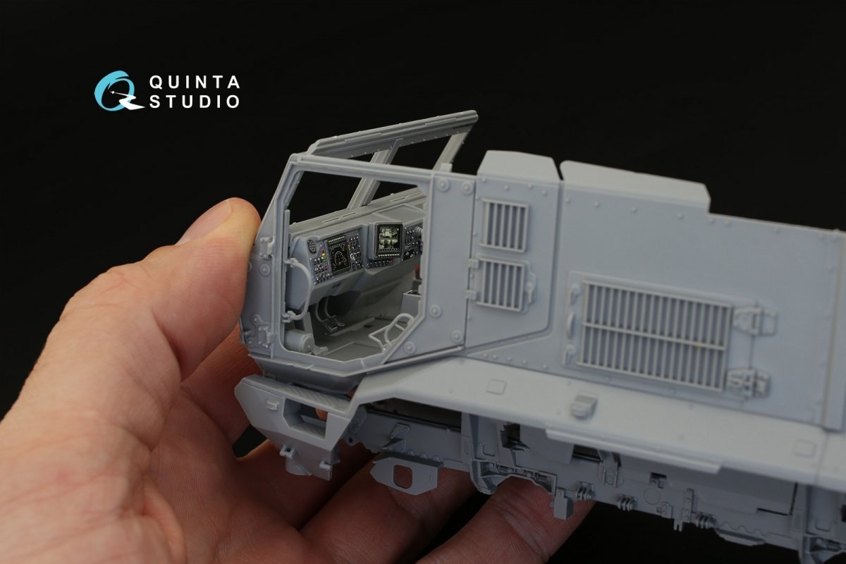 Intérieur imprimé en 3D et coloré sur papier décalcomanie pour le MRAP Typhoon-K de Quinta Studio QD35005 (pour les maquettes Zvezda) à l&amp;#39;échelle 1/35  – immagine 12