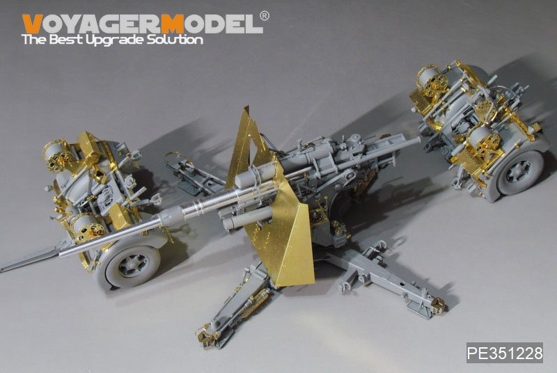 Kit de mise à niveau Voyager Model PE351228 pour canon allemand de 88 mm FlaK36 de la Seconde Guerre mondiale (pour Border BT-013) à l&amp;#39;échelle 1/35 – imagen 2