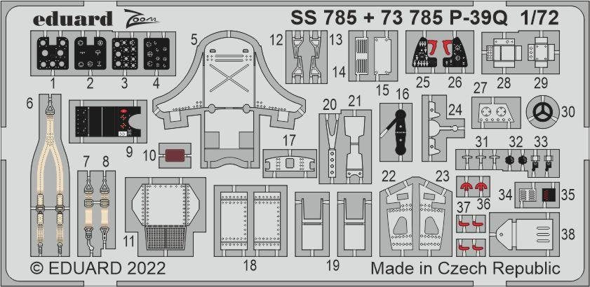 Eduard SS785 P-39Q ARMA HOBBY 1/72