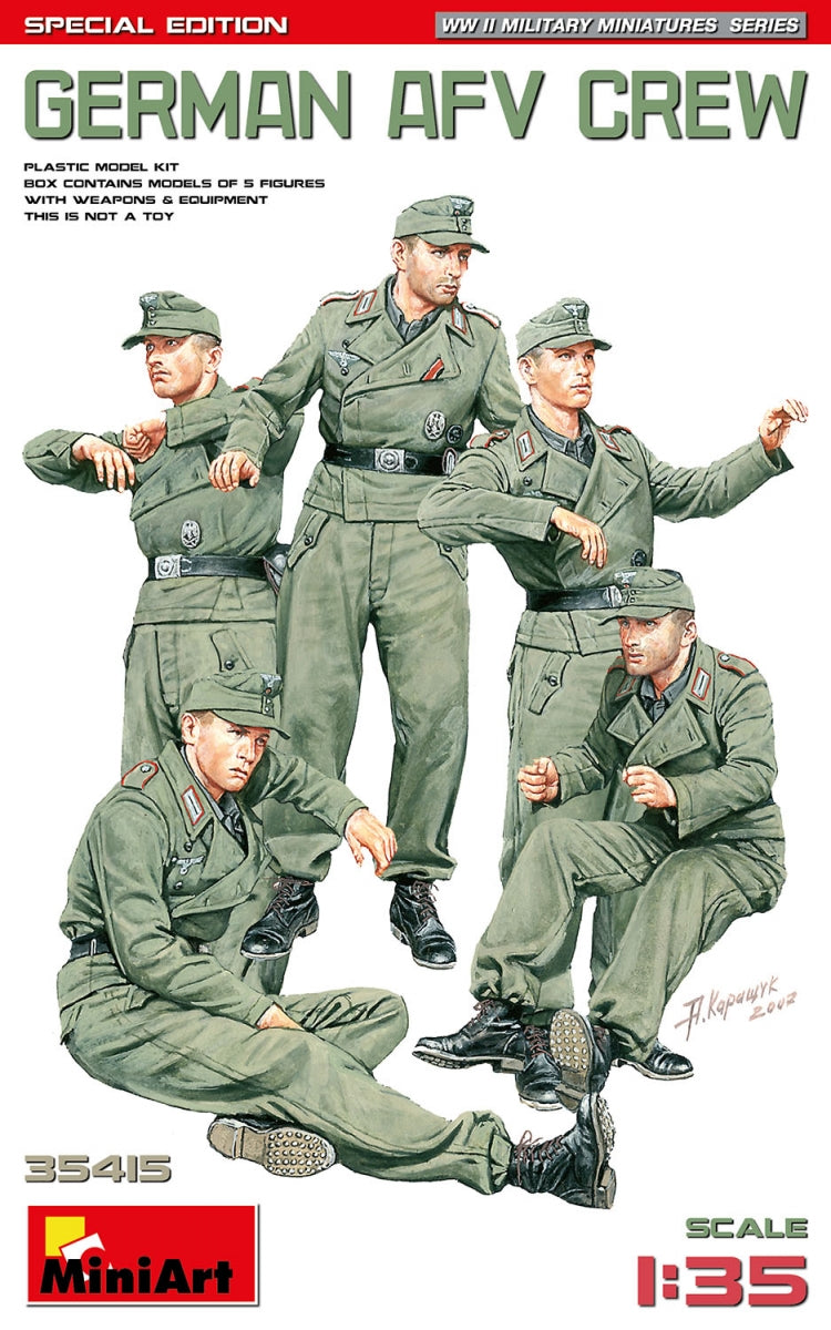 MiniArt 35415 Équipage de véhicule blindé allemand. Édition spéciale 1/35 
