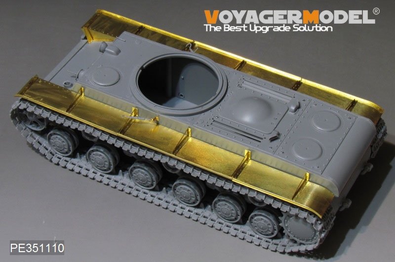 Garde-boues de char russe KV-2 de la Seconde Guerre mondiale, modèle Voyager PE351110, pour maquette TRUMPETER au 1/35  – image 4