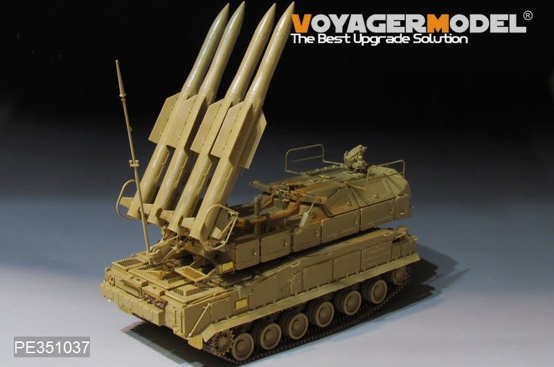 Kit de mise à niveau Voyager Model PE351037 pour le système de missiles de défense aérienne russe moderne 9K37M2 BUK-M2, compatible avec PANDA PH35034 au 1/35 – immagine 13