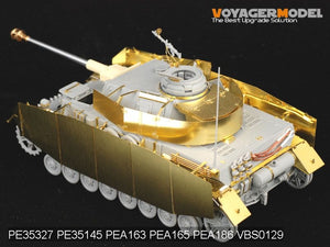 Maquette Voyager PE35327 Panzer IV Ausf. H (version tardive) / J (version précoce) allemand de la Seconde Guerre mondiale pour DRAGON 6300 6549 au 1/35 – image 3