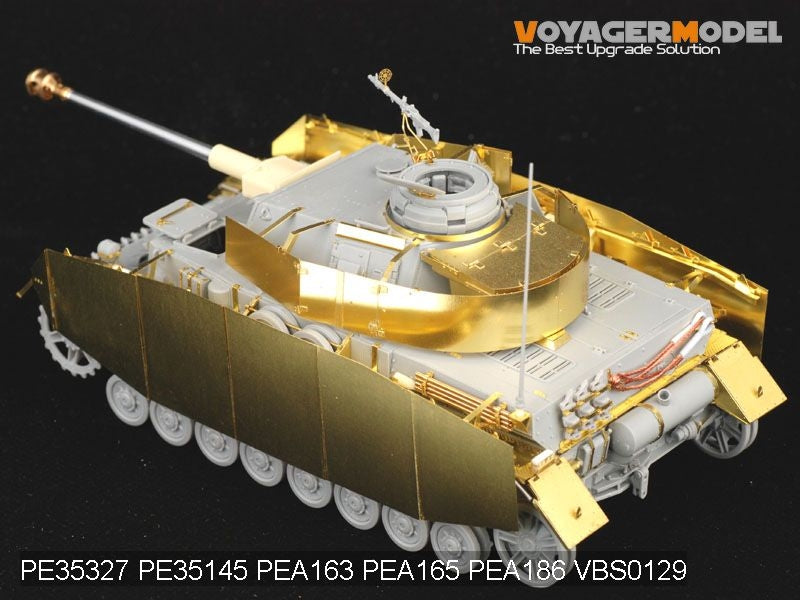 Maquette Voyager PE35327 Panzer IV Ausf. H (version tardive) / J (version précoce) allemand de la Seconde Guerre mondiale pour DRAGON 6300 6549 au 1/35 – image 3