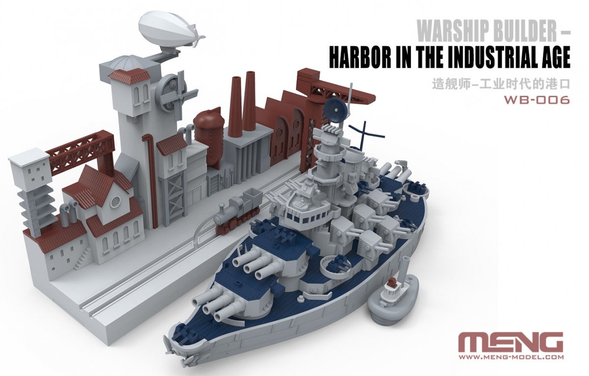 Modèle Meng WB-006 : Construisez un quai pour vos constructeurs de navires de guerre – image 3
