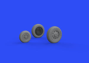 Roues Eduard 648523 F-104, modèle KINETIC MODEL (début de production), échelle 1/48  – image 2