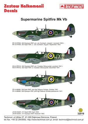 Techmod 32019 - Supermarine Spitfire Mk VB 1/32 – immagine 2