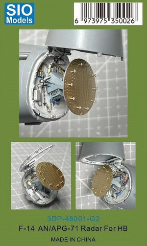 Maquette SIO 3DP-48001-G2 Radar AN/APG-71 F-14 à l&amp;#39;échelle 1/48
