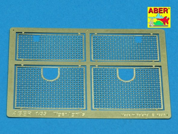 Grilles Aber 35G03 pour char allemand Tiger I (1/35)