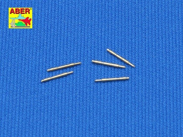 Aber 72L-33 Ensemble de 5 canons pour mitrailleuses MG 34 de char allemand, échelle 1/72