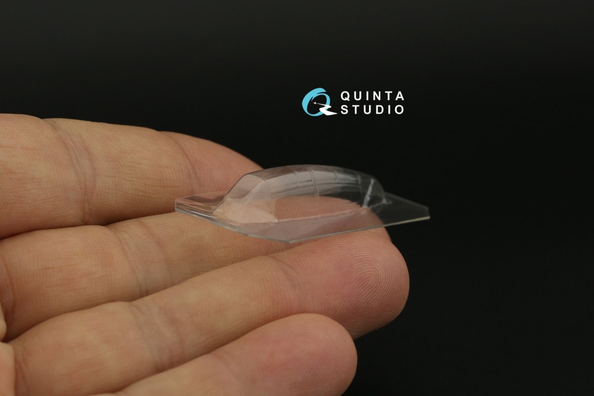 Quinta Studio QC72050 Me-262B-1a verrière transparente sous vide (Revell) 1/72 – image 6