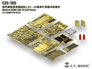 ET modèle E35-105 moderne USMC LAV-25 SLEP Basic (pour TRUMPETER 01513) (1/35)