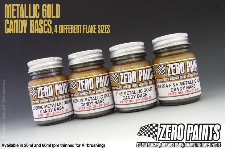 Zero Paints 4015 Sous-couche Or Métallisé Fin Candy 60 ml