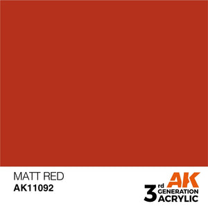 AK Interactive AK11092 ROUGE MAT – STANDARD 17 ml