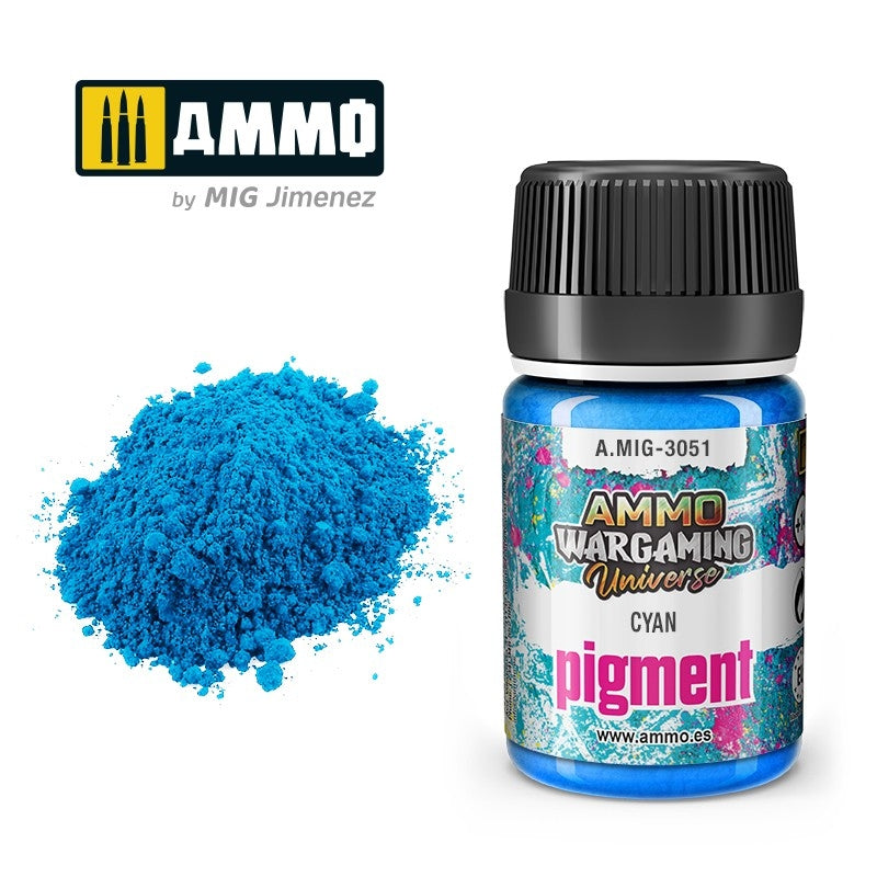 AMMO par Mig Jimenez 3051 Pigment Cyan 35ml