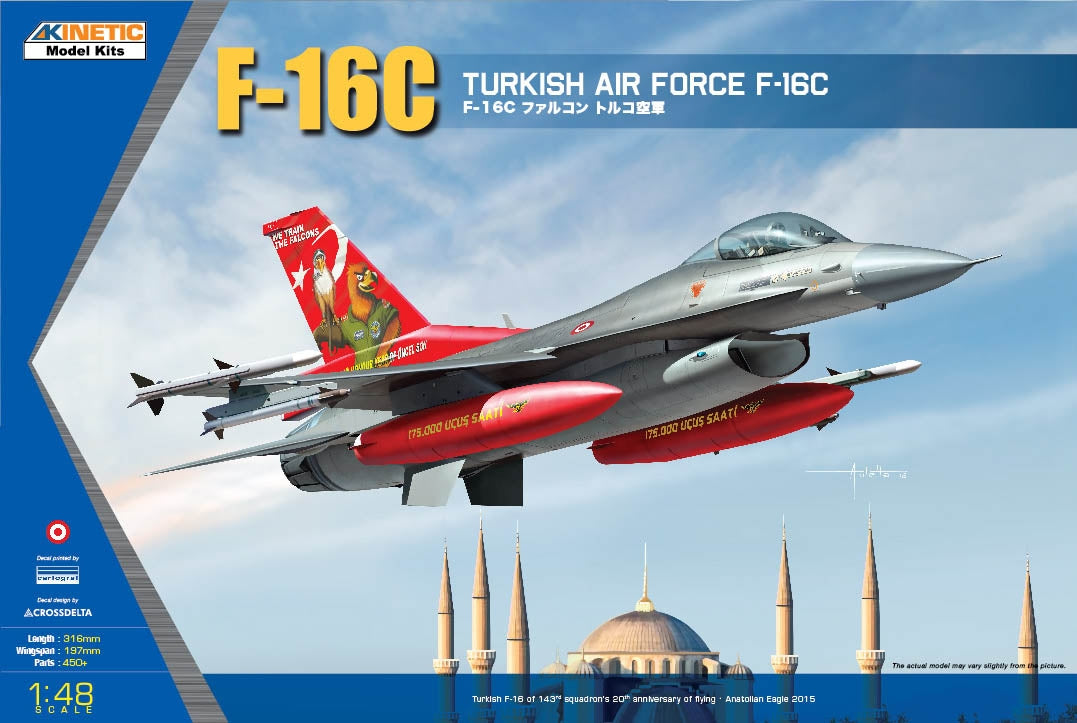 Kinetic K48069A F-16C Force aérienne turque - Tiger Meet 2007 1/48