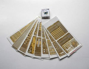 Pièces de détail pour le cuirassé japonais Fuso de la Seconde Guerre mondiale (Flyhawk FH350029, pour Fujimi 600055) à l&amp;#39;échelle 1/350 – image 2