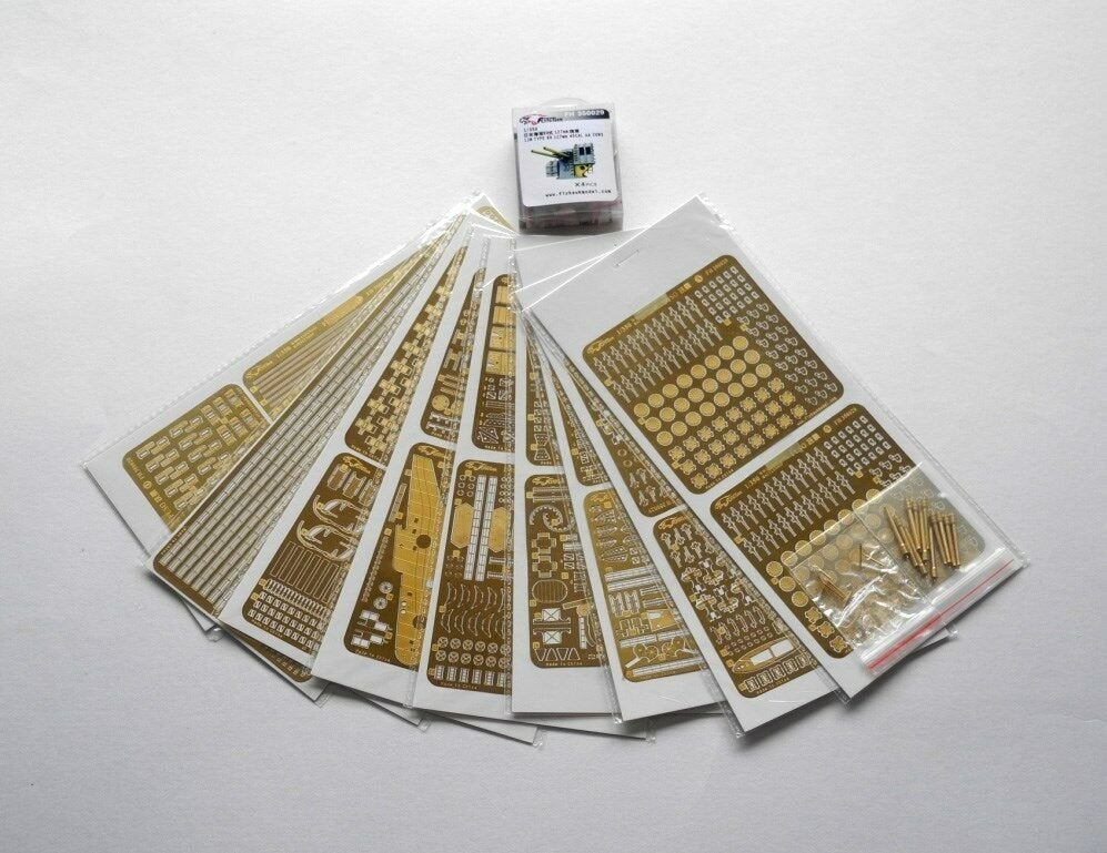 Pièces de détail pour le cuirassé japonais Fuso de la Seconde Guerre mondiale (Flyhawk FH350029, pour Fujimi 600055) à l&amp;#39;échelle 1/350 – image 2